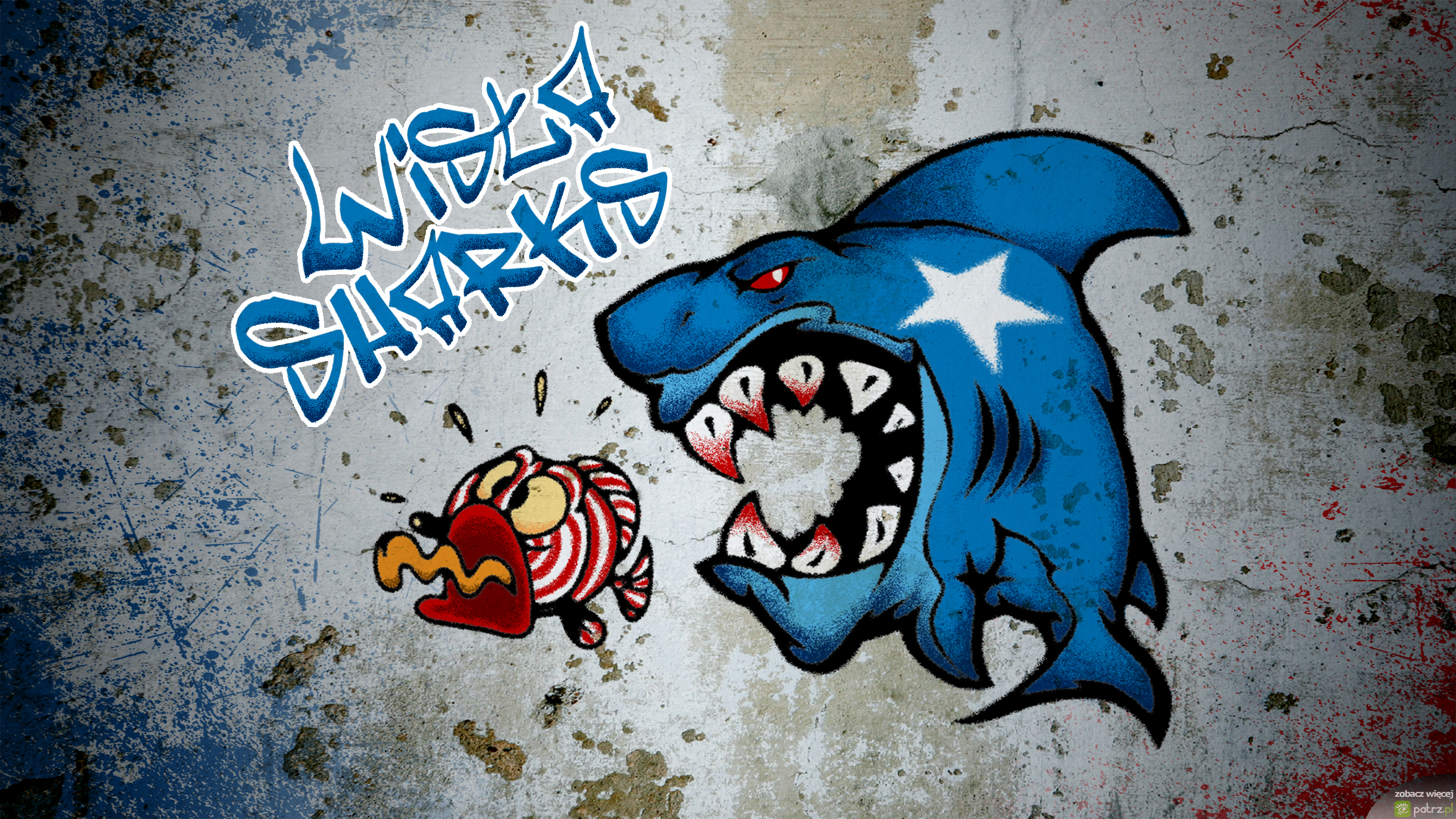 Shark граффити